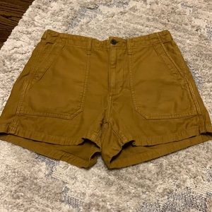 Madewell Antique Gold Relaxed Military Shorts